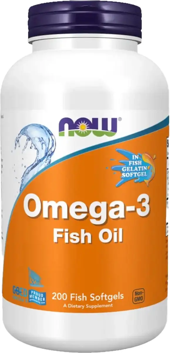 Now Foods Omega-3 Visolie Softgels 200 Stuks