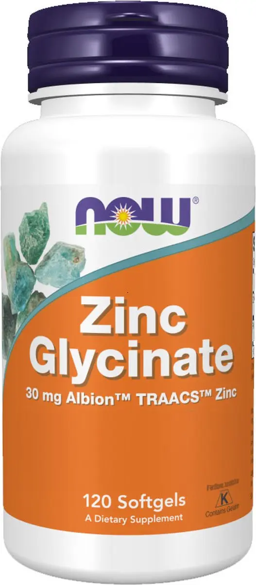 Now Foods Zink Glycinaat 30mg