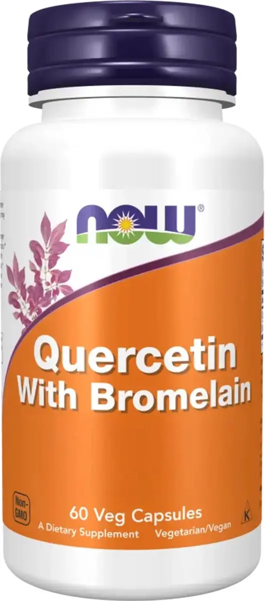 Now Foods Quercetin met Bromelain 60 Vegicaps