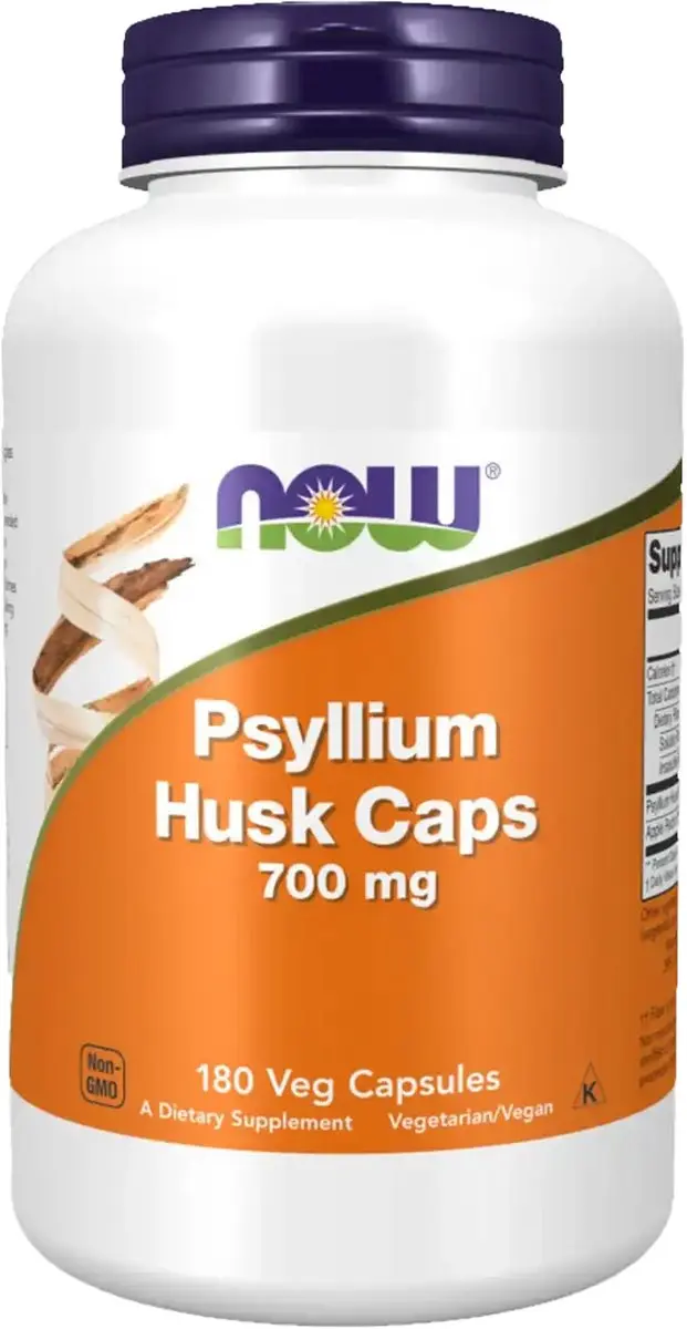 Now Foods Psyllium Husk 700mg + Pectin