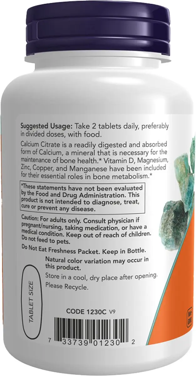 Now Foods Calcium Magnesium 250 Tabletten