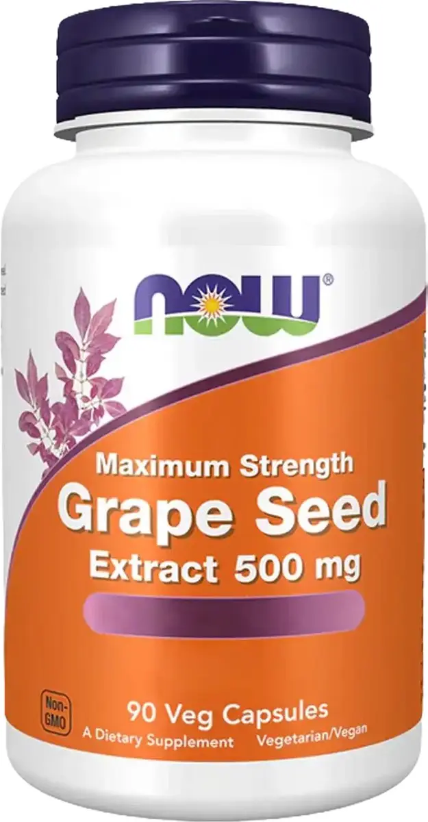 Now Foods Druivenpitextract 500mg