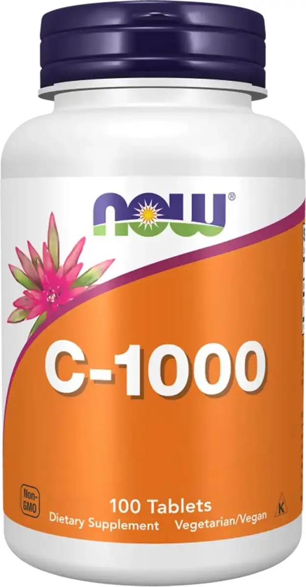 Now Foods C-1000 Sustained Release Vitamine C 100 tabletten