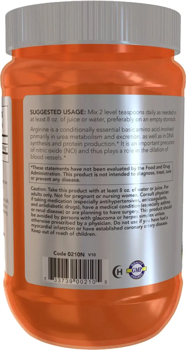 Now Foods L-Arginine 454g