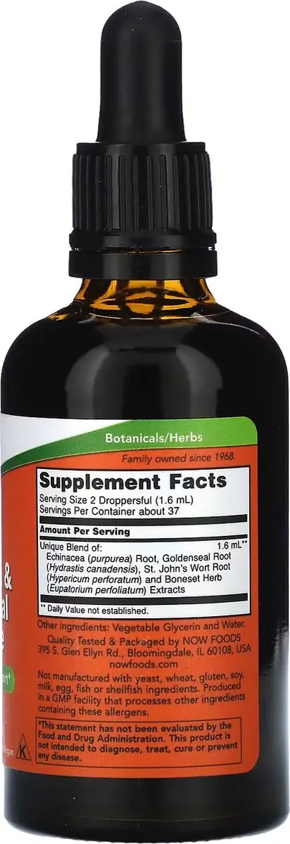 Now Foods Echinacea & Goldenseal Glycerite 59ml
