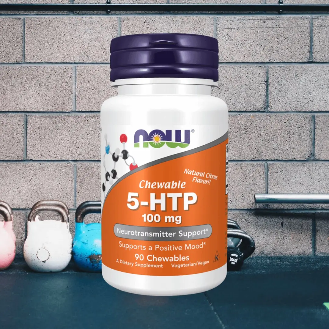 Now Foods 5-HTP 100mg Kauwtabletten - 90 Stuks