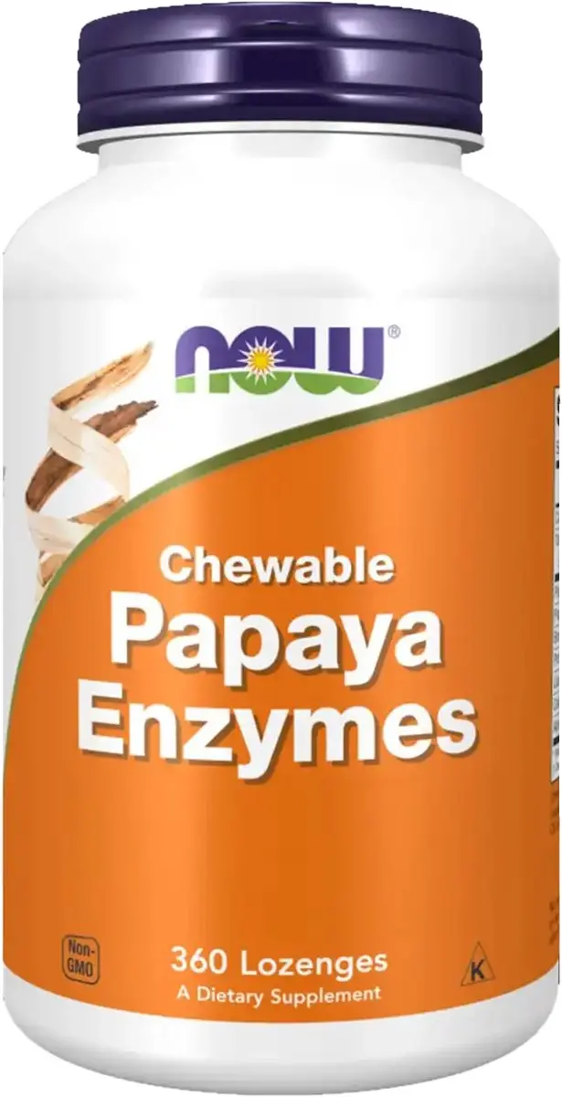 Now Foods Papaya Enzyme Lozenges