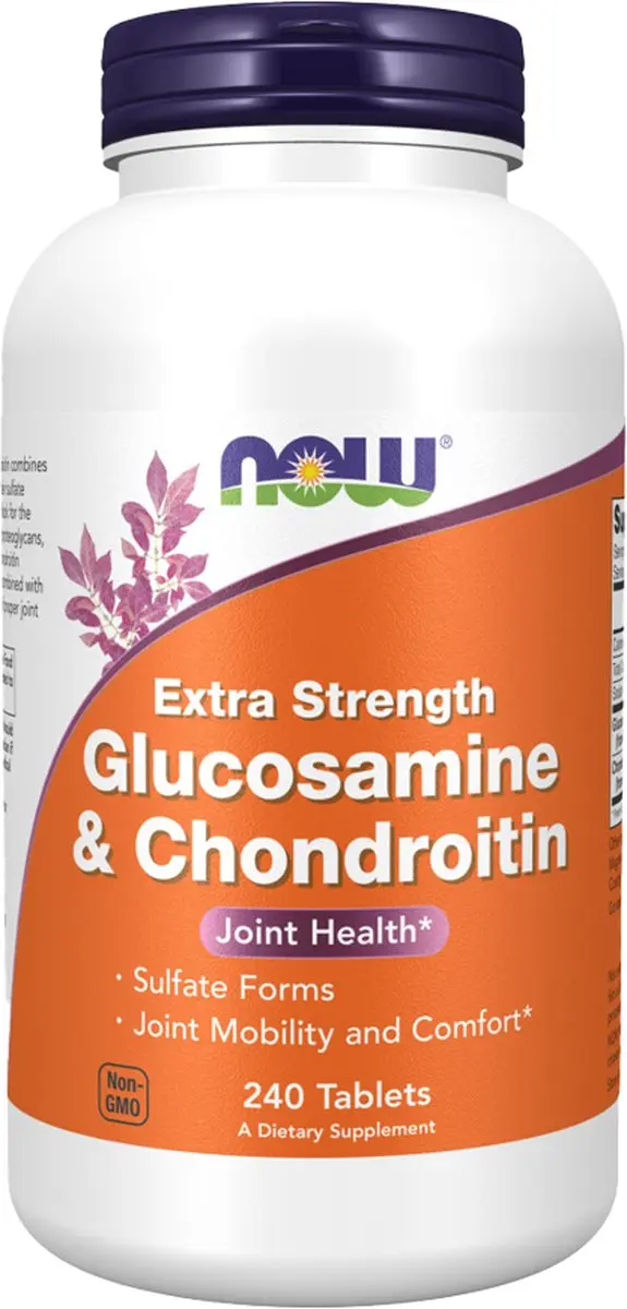 Now Foods Glucosamine & Chondroitin Extra Strength 60 Tabletten