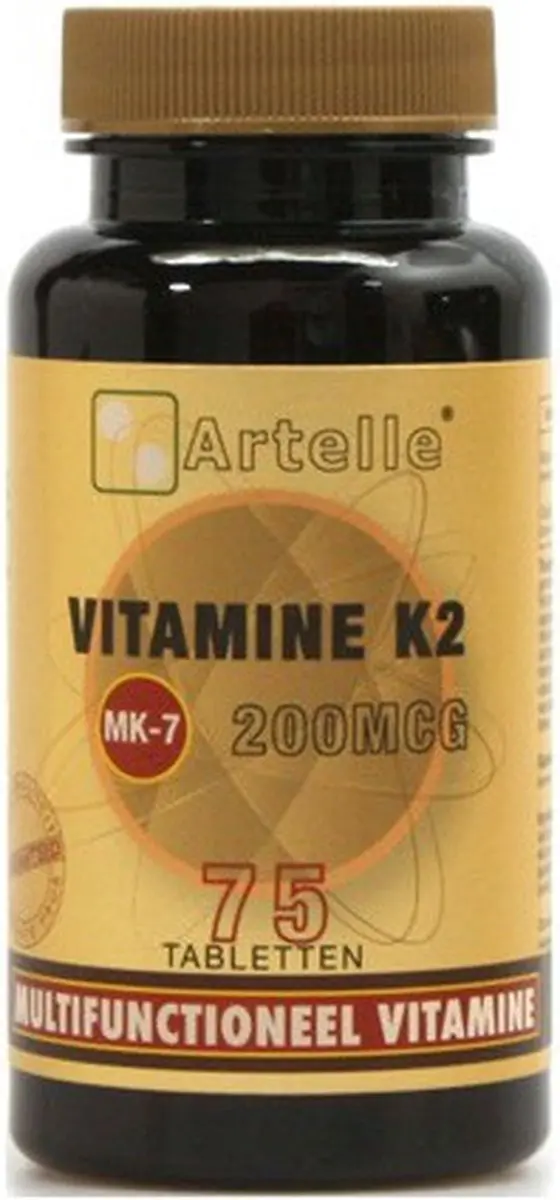 Artelle Vitamine K2 200mcg Menachinon-7 75 Tabletten