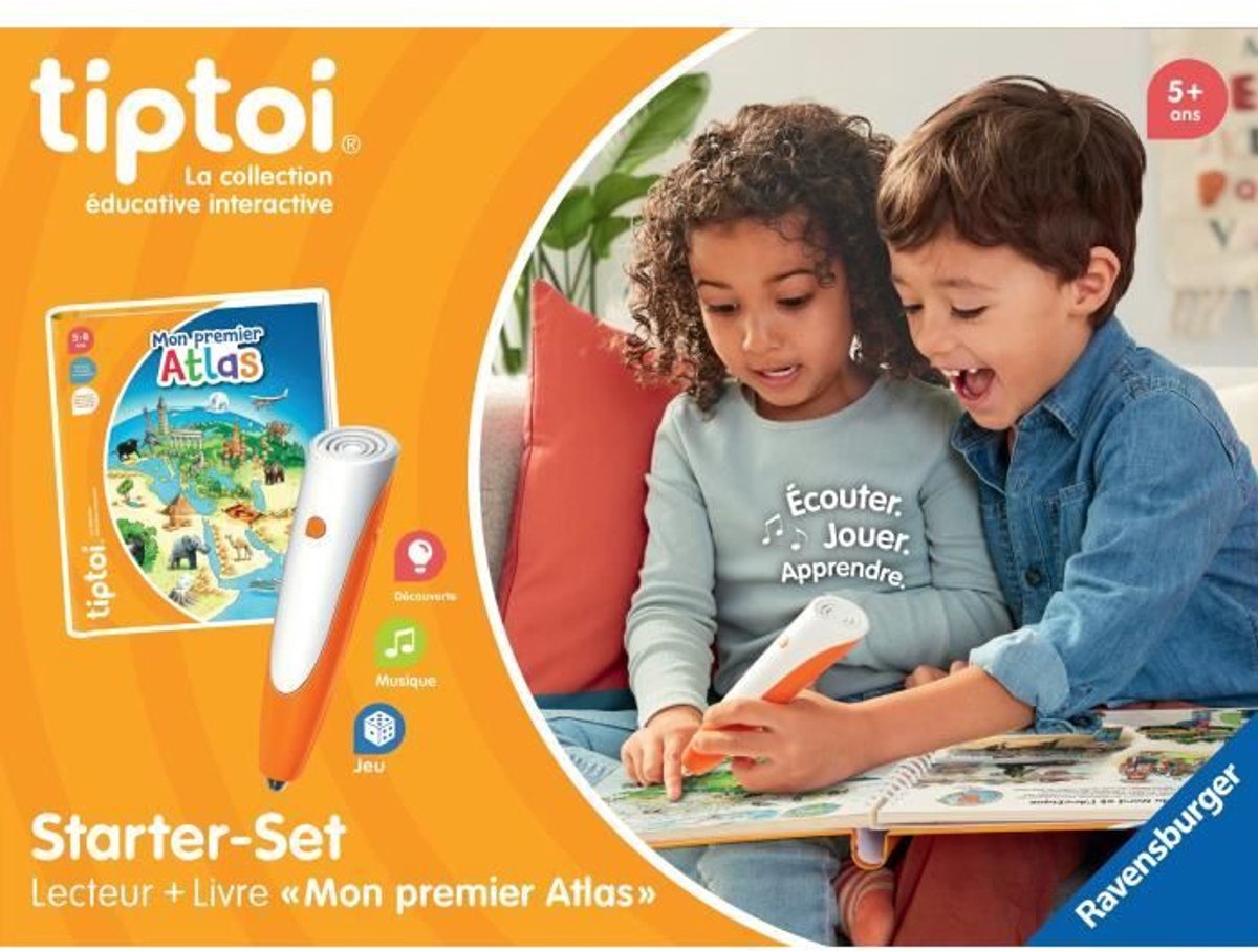 Ravensburger-tiptoi Starter Atlas-4005556001774-From 5 years