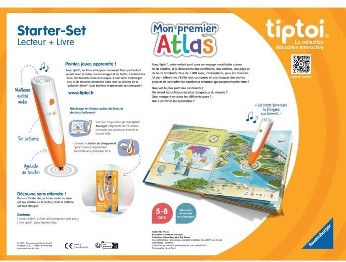 Ravensburger-tiptoi Starter Atlas-4005556001774-From 5 years