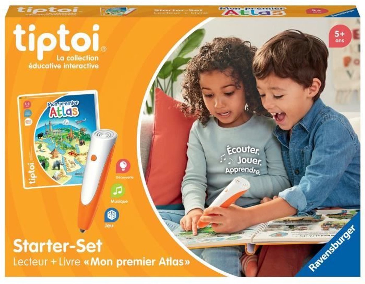 Ravensburger-tiptoi Starter Atlas-4005556001774-From 5 years