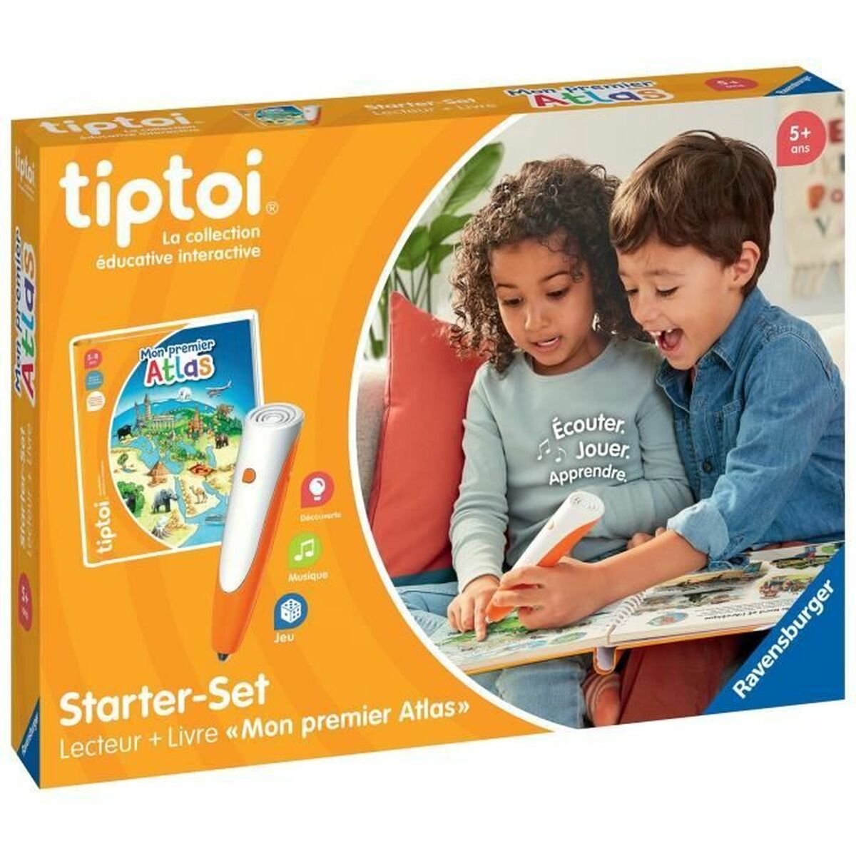 Ravensburger-tiptoi Starter Atlas-4005556001774-From 5 years