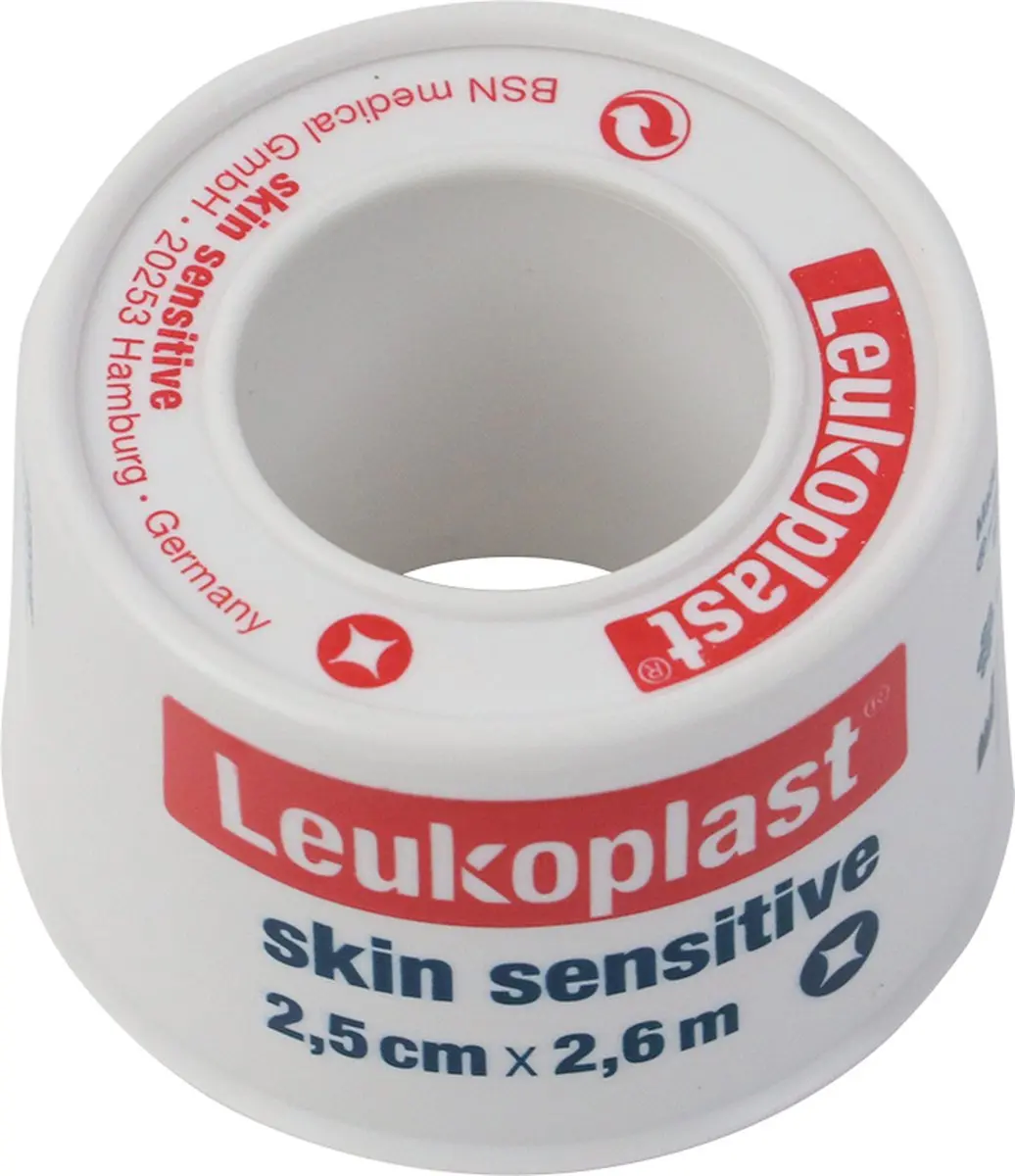 Leukoplast Skin Sensitive Hechtpleister 2,6m x 2,5cm - Transparant