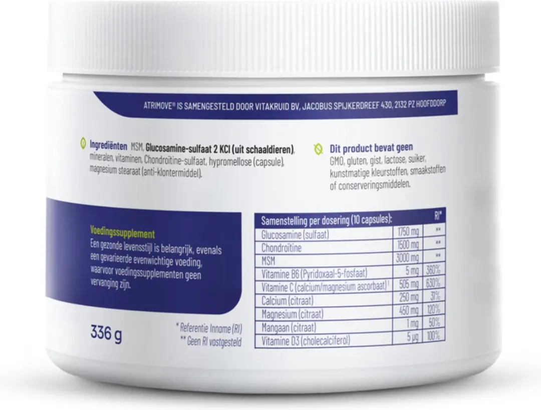 Vitakruid Atrimove Glucosamine Complex 600g - 2x300 capsules
