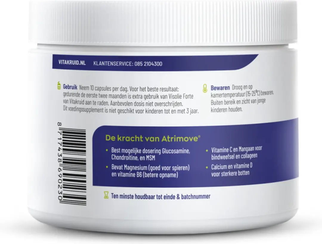 Vitakruid Atrimove Glucosamine Complex 600g - 2x300 capsules