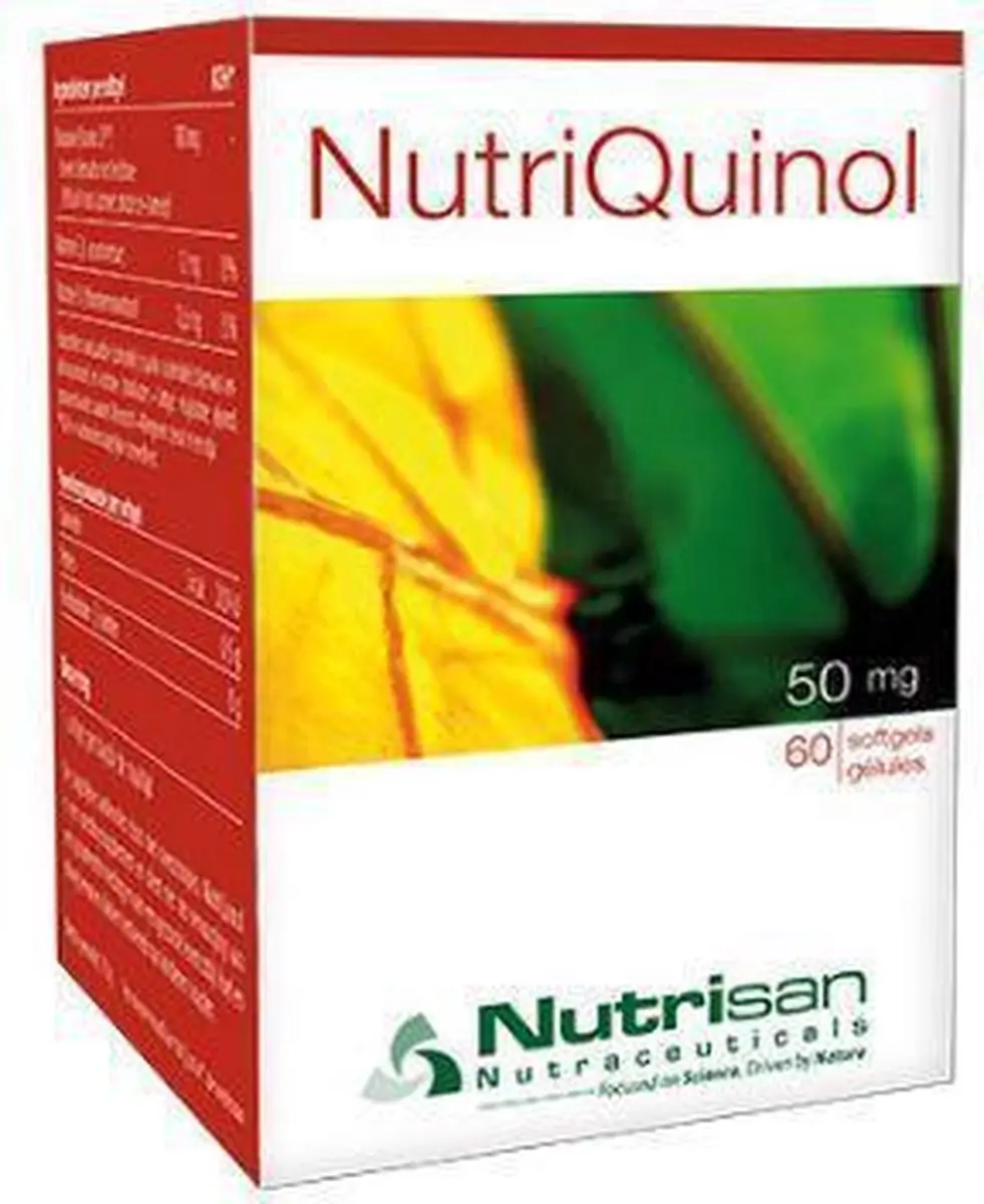 Nutrisan Nutriquinol 50mg Softgels - 60 Stuks