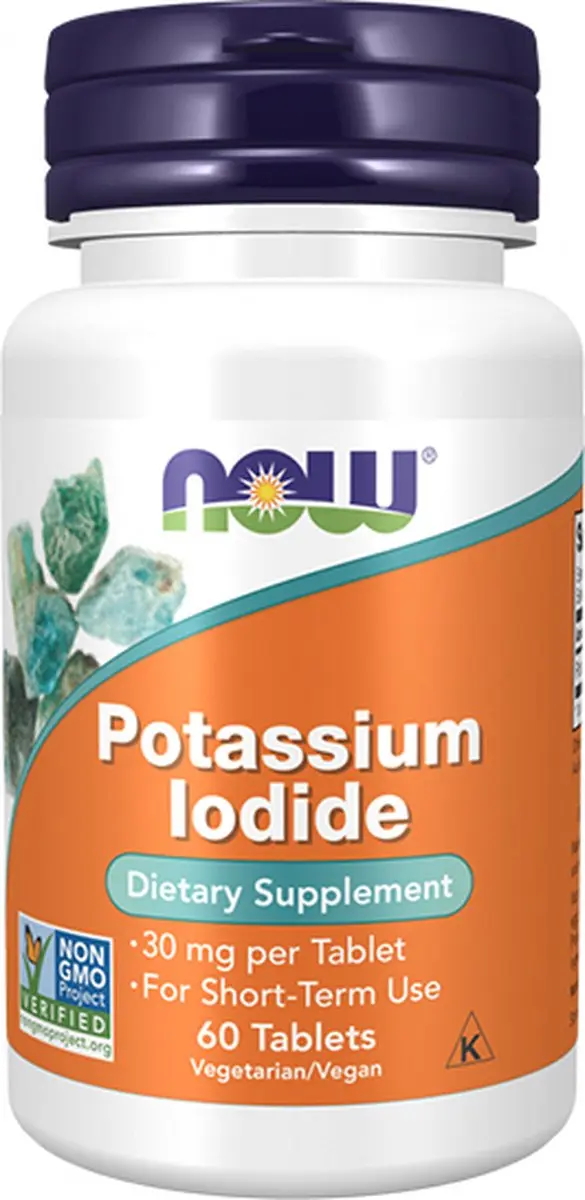 Now Foods Kaliumjodide 60 Tabletten