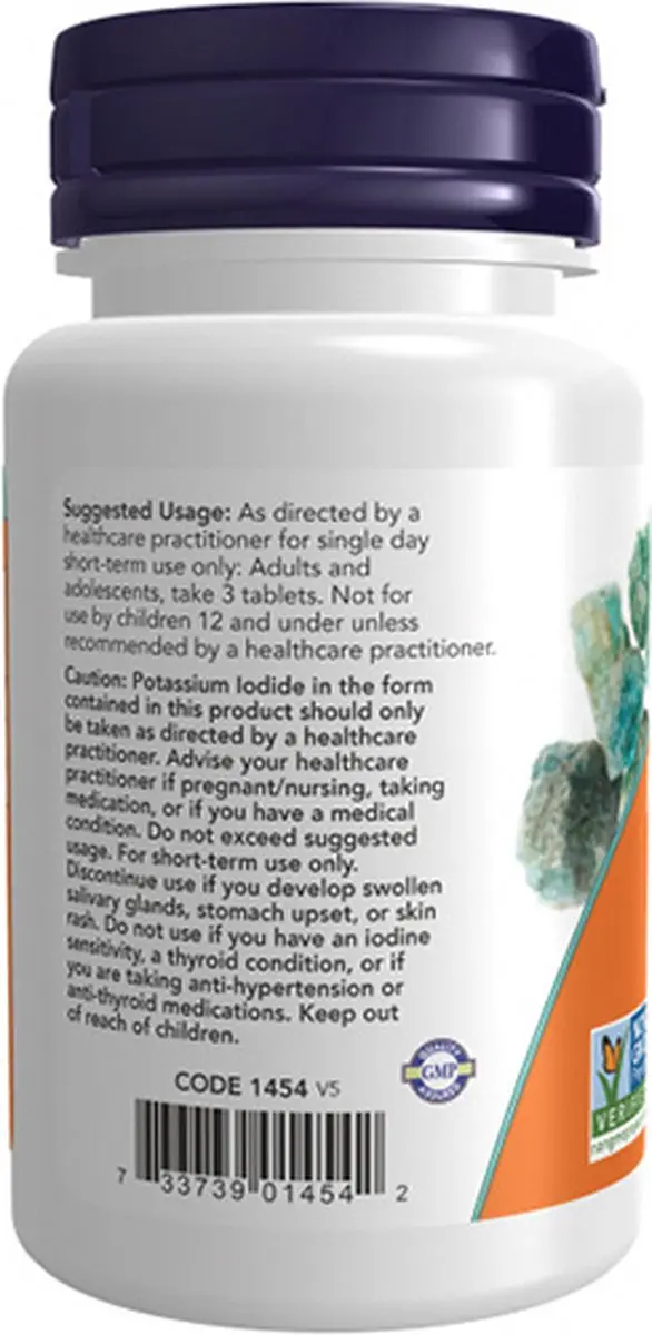 Now Foods Kaliumjodide 60 Tabletten