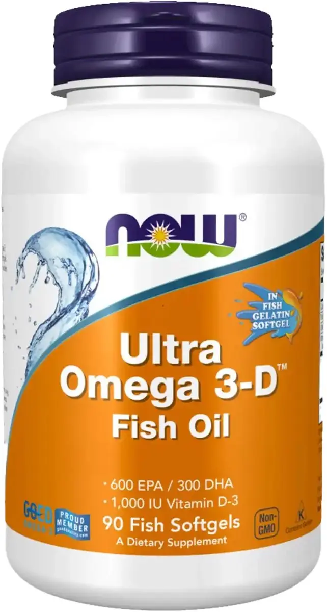 Now Foods Ultra Omega 3-D 180 Softgels
