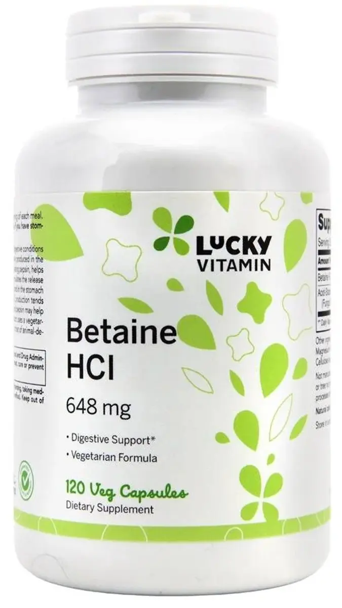 Now Foods Betaine HCl 648mg