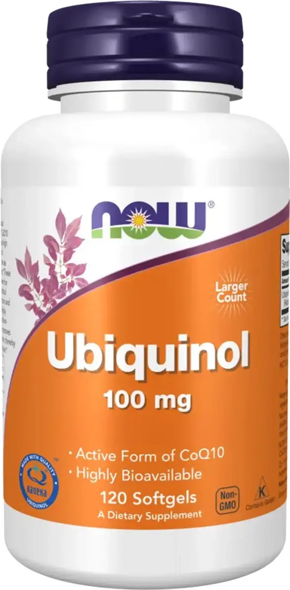 Now Foods Ubiquinol 100mg Softgels