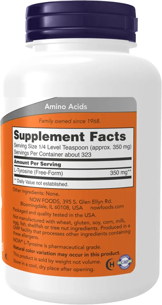 Now Foods L-Tyrosine Poeder 113g