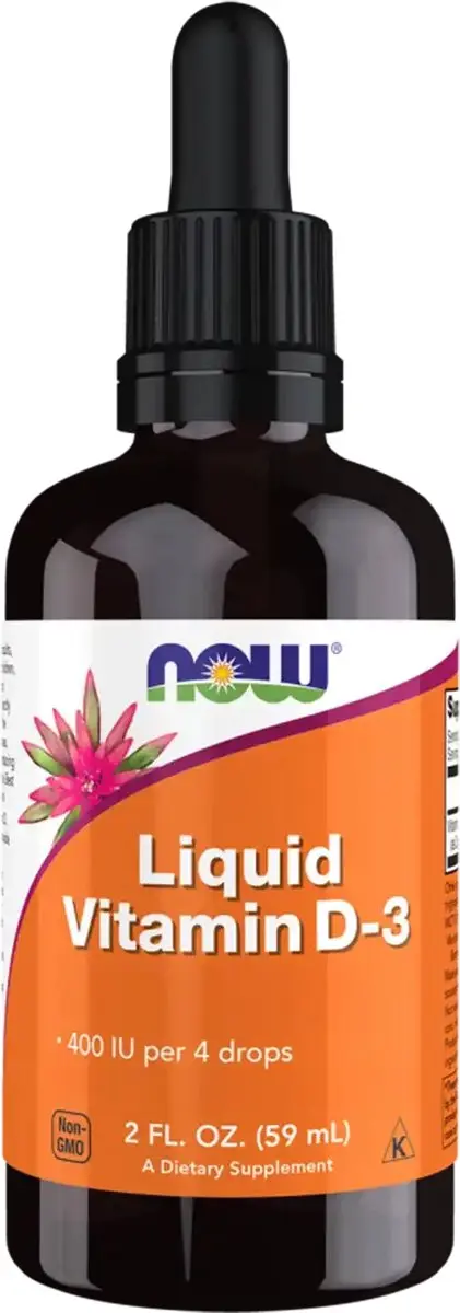 Now Foods Vitamine D3 Vloeibaar 59ml