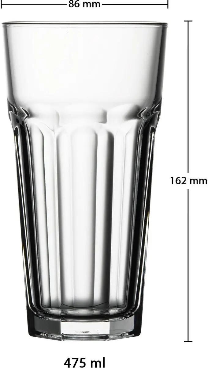 Pasabahce Casablanca Longdrinkglazen 475ml - 60 Stuks - afbeelding 2 van 3