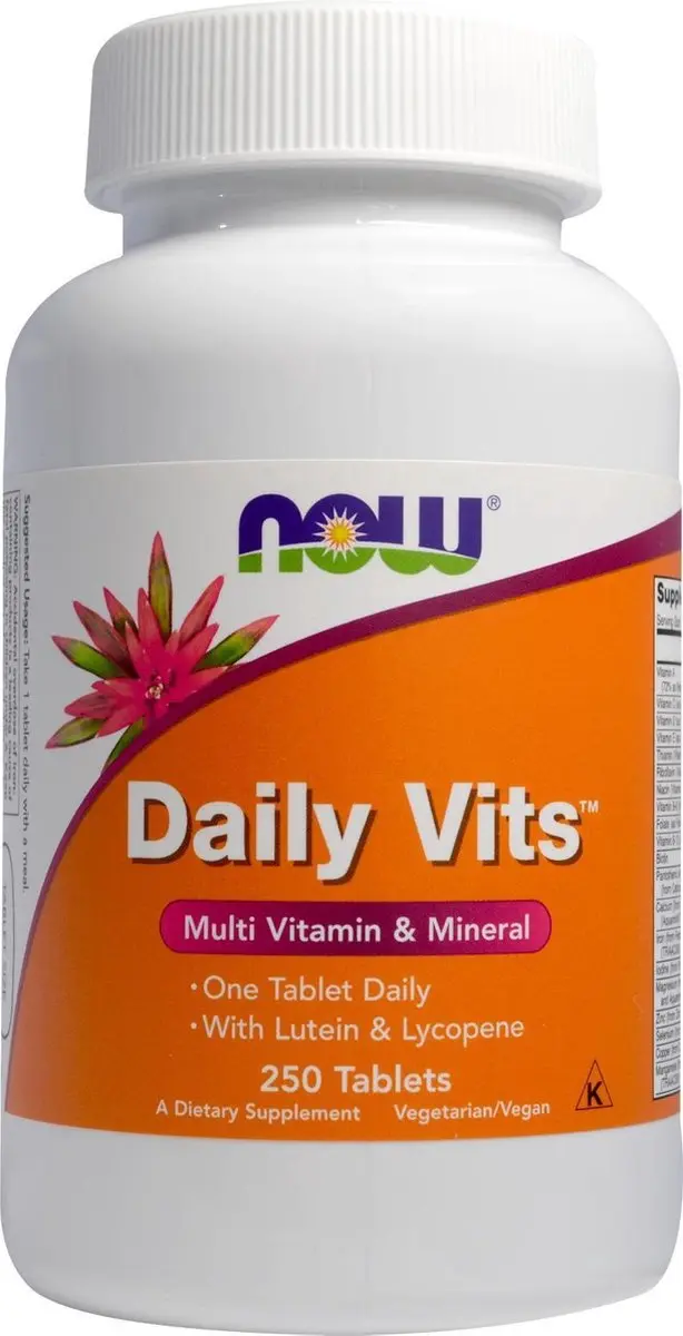 Now Foods Daily Vits Multi 250 tabletten