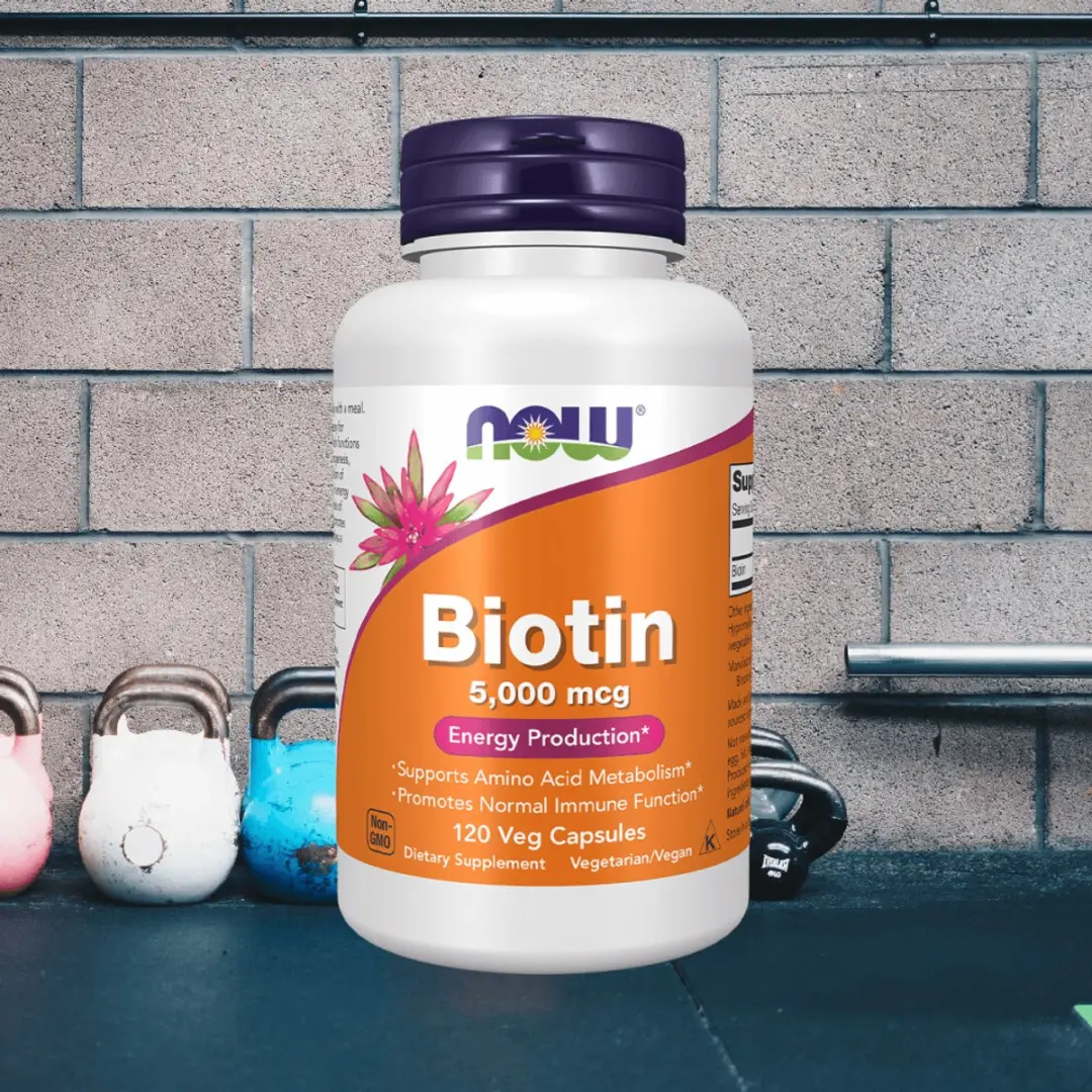 Now Foods Biotin 5000mcg 120 Vcaps
