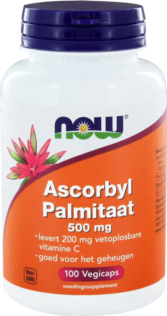 Now Foods Ascorbyl Palmitate 500mg Vegicaps