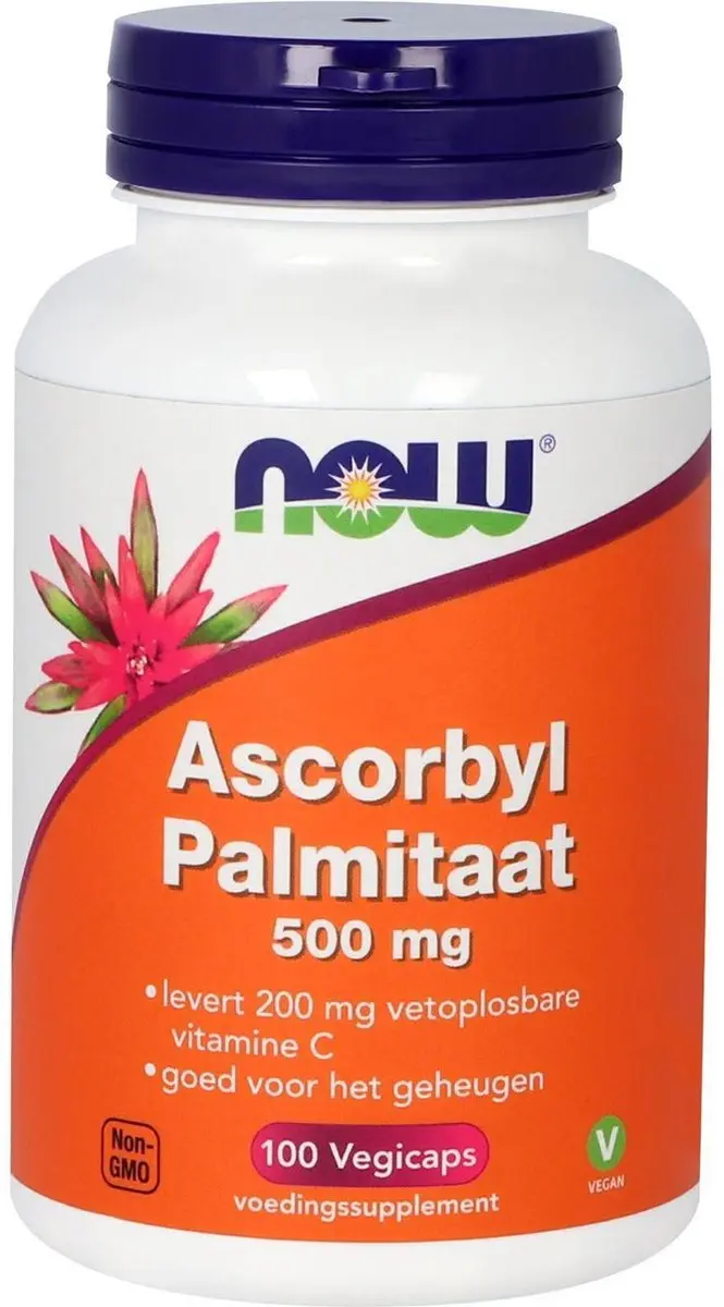 Now Foods Ascorbyl Palmitate 500mg Vegicaps - 100 Stuks