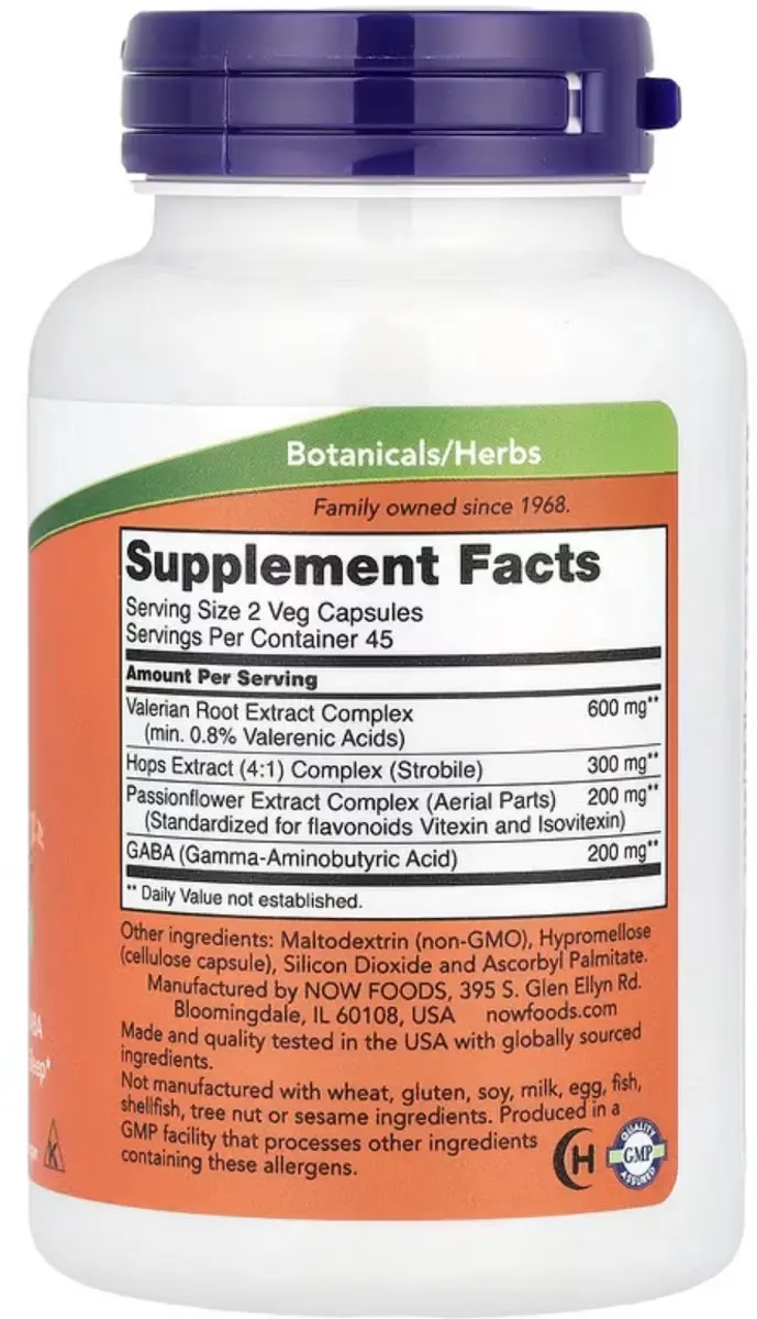 Now Foods Sleep 90 Veg Capsules - 600mg