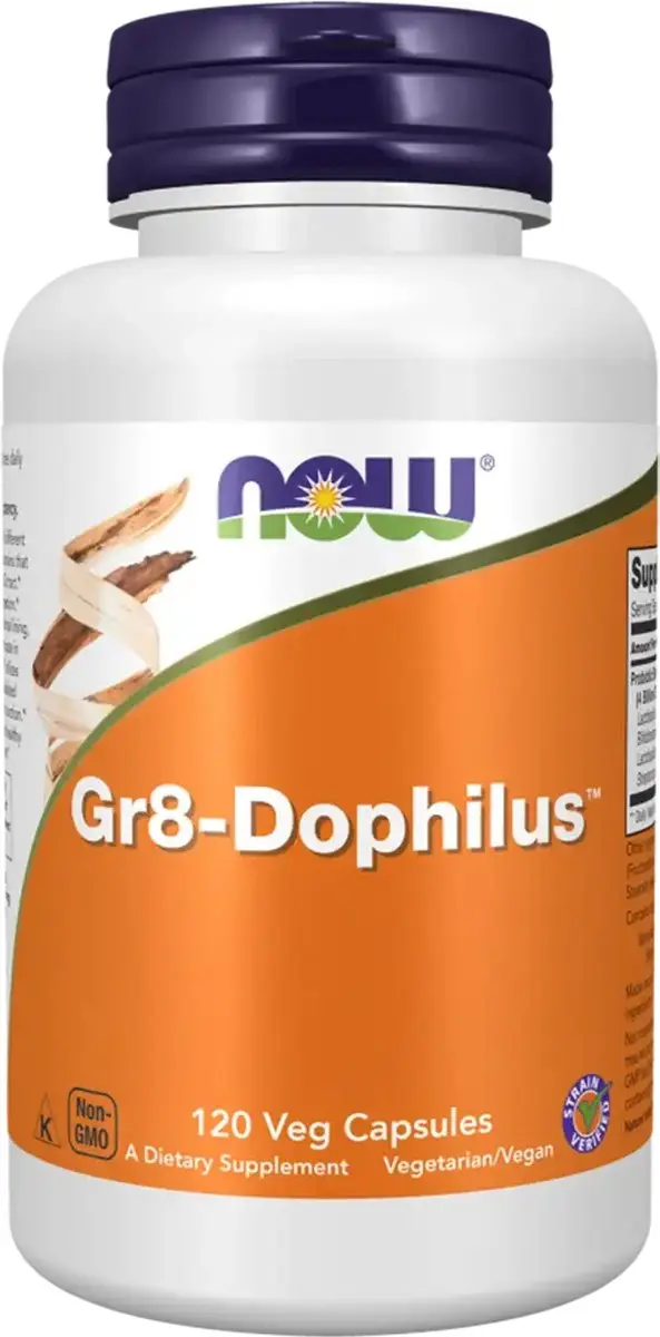 Now Foods Gr8-Dophilus 120 Vegetarische Capsules