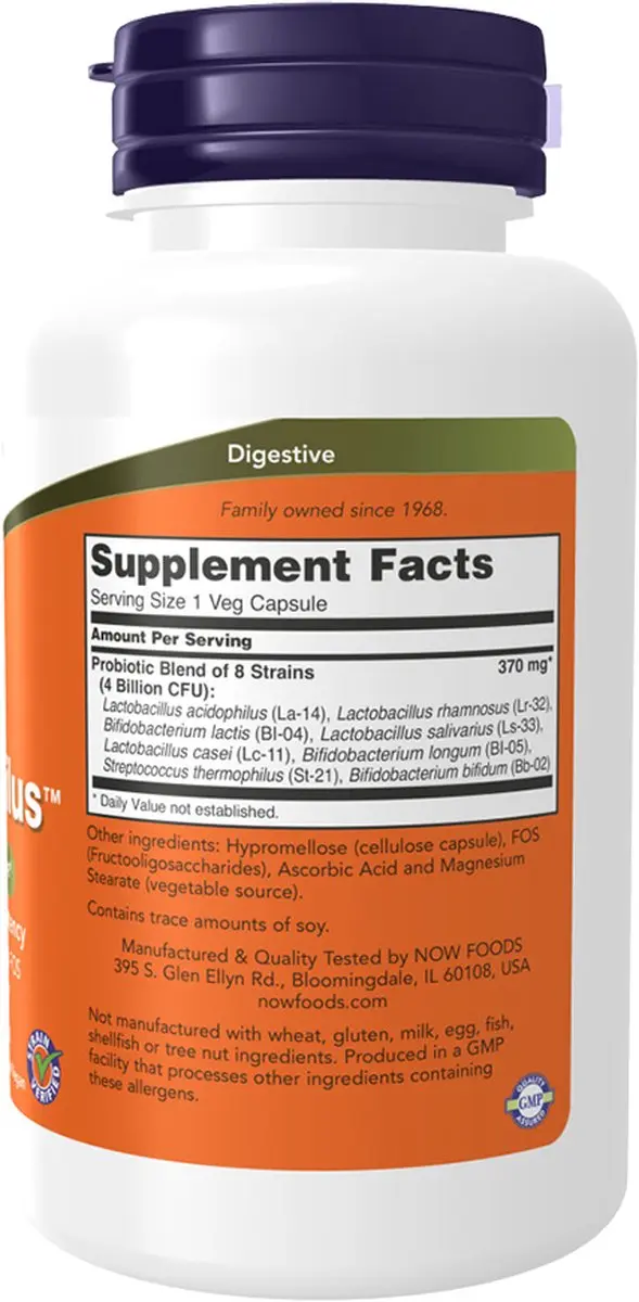Now Foods Gr8-Dophilus 120 Vegetarische Capsules