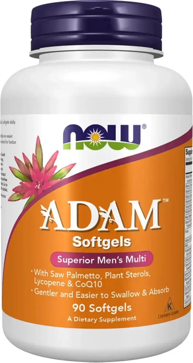 Now Foods ADAM 90 Multivitamine Softgels voor Mannen