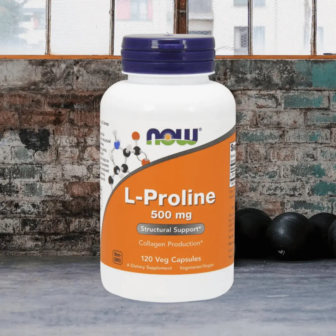 Now Foods L-Proline 500mg - 120 Stuks