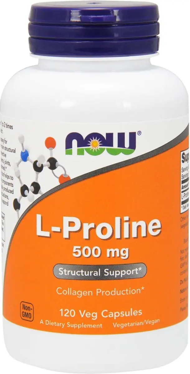 Now Foods L-Proline 500mg