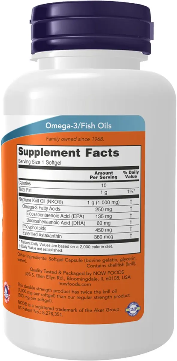 Now Foods Neptune Krill Olie 1000mg - 60 Softgels