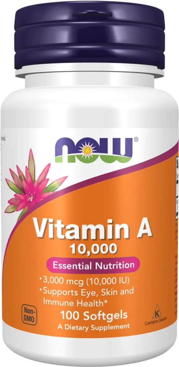 Now Foods Vitamine A 10000 IU 100 Softgels