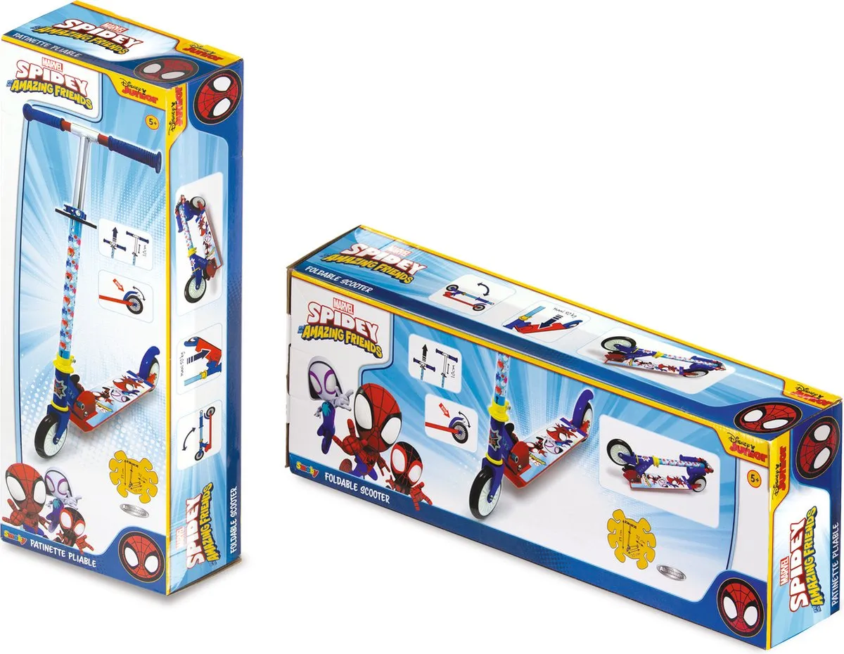 Smoby Spiderman Step - 3 Wielen 3.4 Inch - 73/78/83cm - 50kg