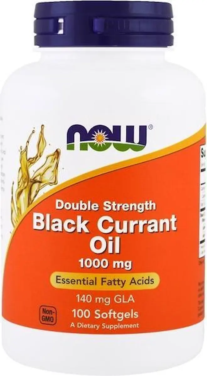 Now Foods Black Currant Oil 1000mg - 100 Softgels
