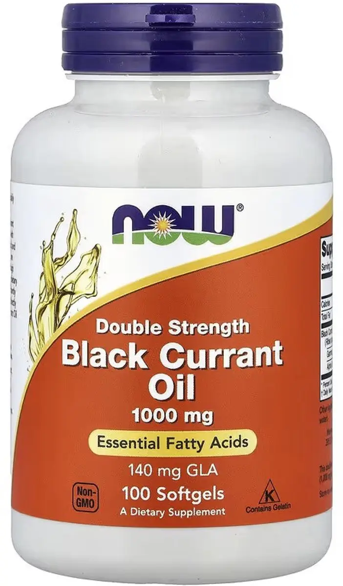 Now Foods Black Currant Oil 1000mg - 100 Softgels