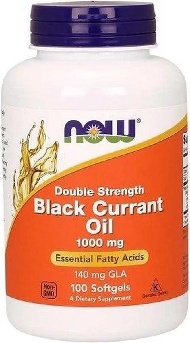 Now Foods Black Currant Oil 1000mg - 100 Softgels