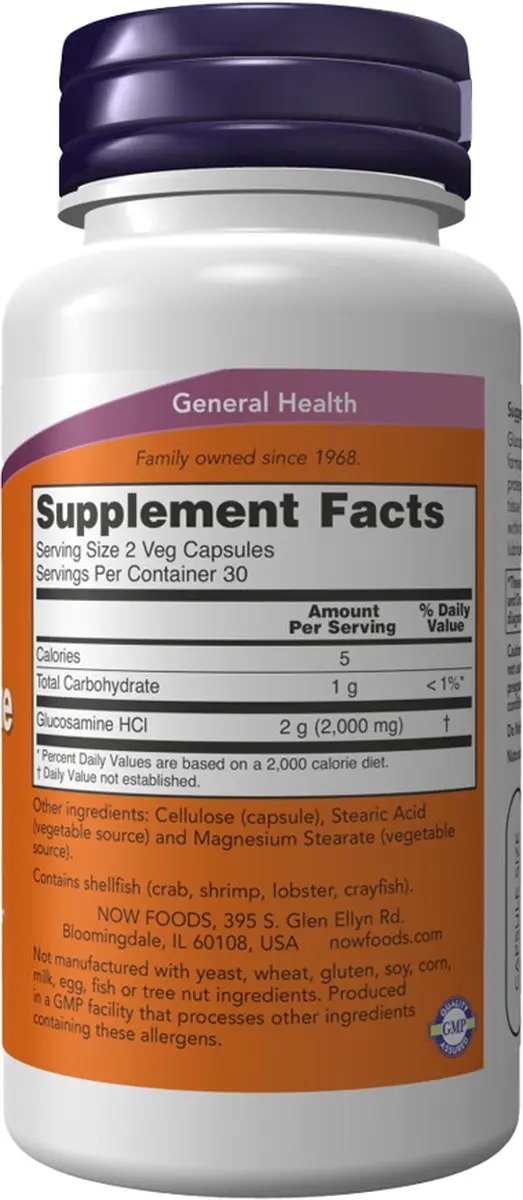 Now Foods Glucosamine 1000 - 60 V-caps
