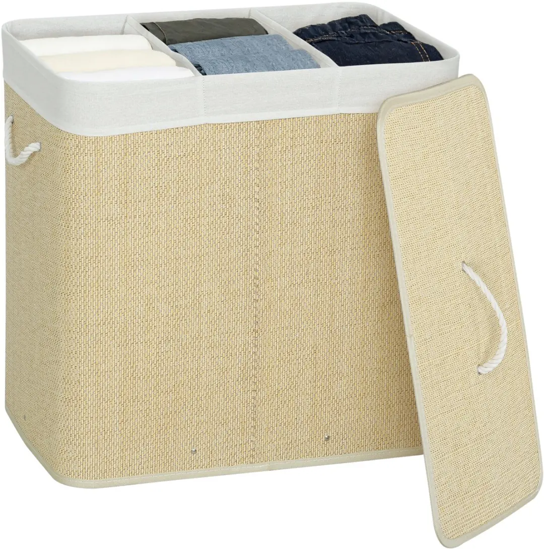 Homcom Wasmand Bamboe 60L