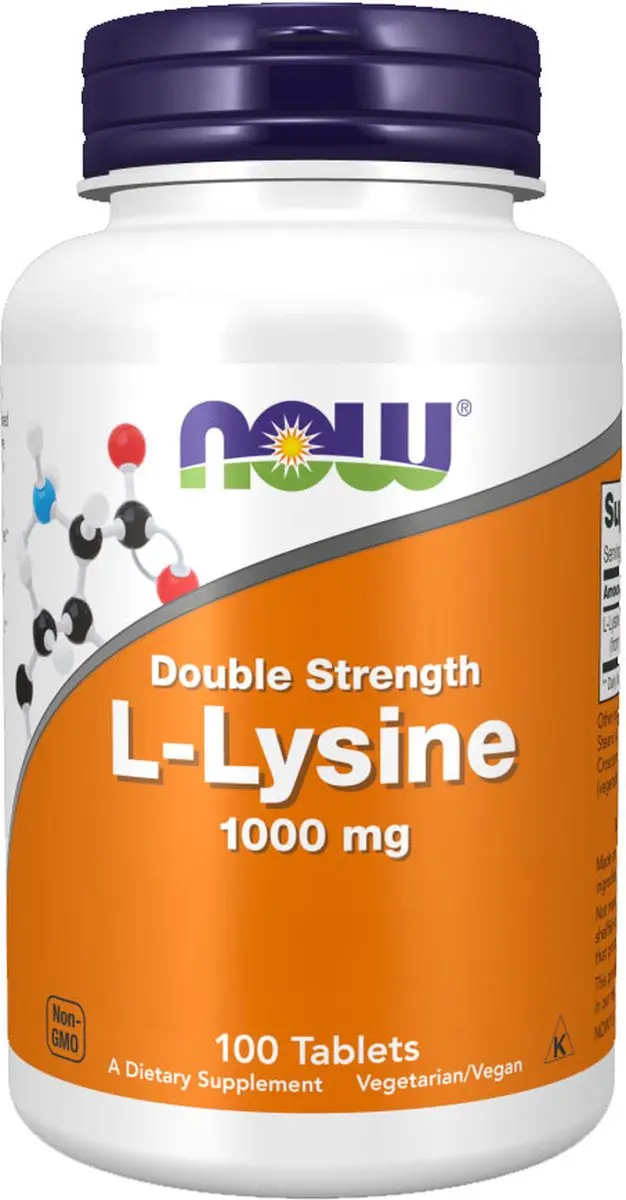 Now Foods L-Lysine 1000mg 100 Tabletten