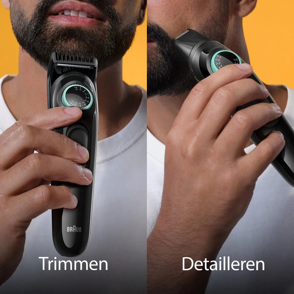 Braun Series 3 BT3421 Baardtrimmer - 50 minuten - 3 Opzetstukken - Zwart