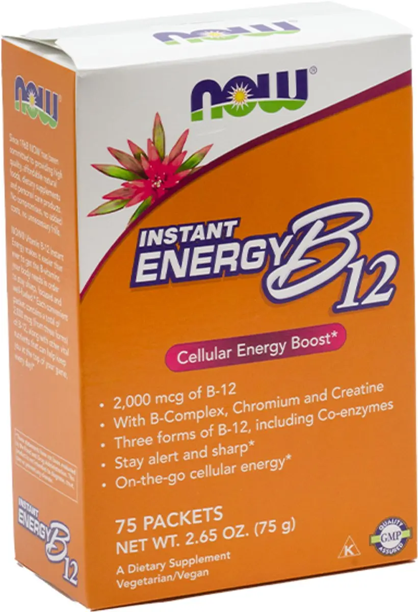 Now Foods Instant Energy B-12 2000mcg - 75 Stuks